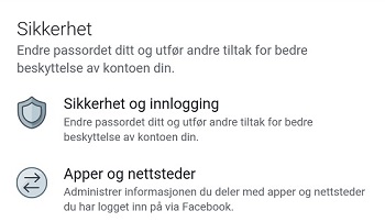 Illustrasjon av Sikkerhet på Facebook fra mobil